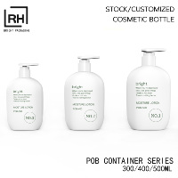 Bouteilles cosmétiques en plastique HDPE à toucher doux pour le traitement des cheveux, le savon liquide pour le corps et les mains, le nettoyant, et le distributeur de lotion, emballage pour marque privée