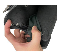 Bottes tactiques mi-mollet pour hommes, légères, imperméables, à lacets, avec embout en acier, en daim et cuir de vachette, semelle extérieure en caoutchouc maillé – pour l'été et l'hiver