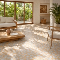 Dalles de terrazzo épaisses résistantes à l'usure, pierre artificielle, couleurs personnalisées, carreaux de sol modernes pour villas et hôtels