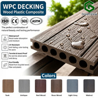 Umweltfreundliche Langlebige Outdoor-Holzdielen Aluminium-Verbundplatte WPC-Bodenbelag für Wohnbereiche Aluminium-Verkleidung 3D-Geprägt