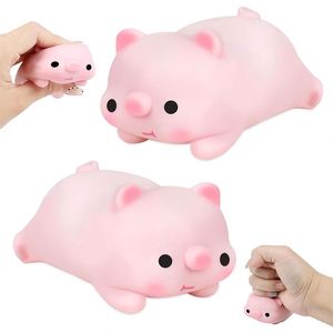 Cerdo Antiestrés, Juguete Creativo de Cerdo Rosa de PU para Aliviar el Estrés, para Adultos y Niños, Personalizado - Product Image 1