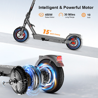 2025 UE US Entrepôt Stock Dropshipping 2 Roues 350w 10 Pouces X9 Scooter Électrique Adulte 12 Pouces Gros Pneu Scooter À Deux Roues