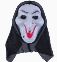 Masque vintage d'Halloween, masque de fête costumée, masque effrayant de crâne antique, masque intégral Scream