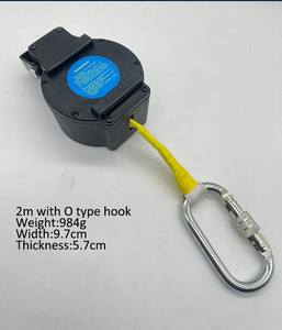 Arnés de cuerda de línea de seguridad ajustable Regulador de velocidad automático Eslingas de protección contra caídas - Product Image 3