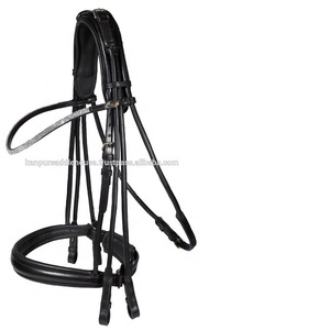 Bling Horse Double Bridle en cuir Fournisseurs de produits pour chevaux de haute qualité - Product Image 2