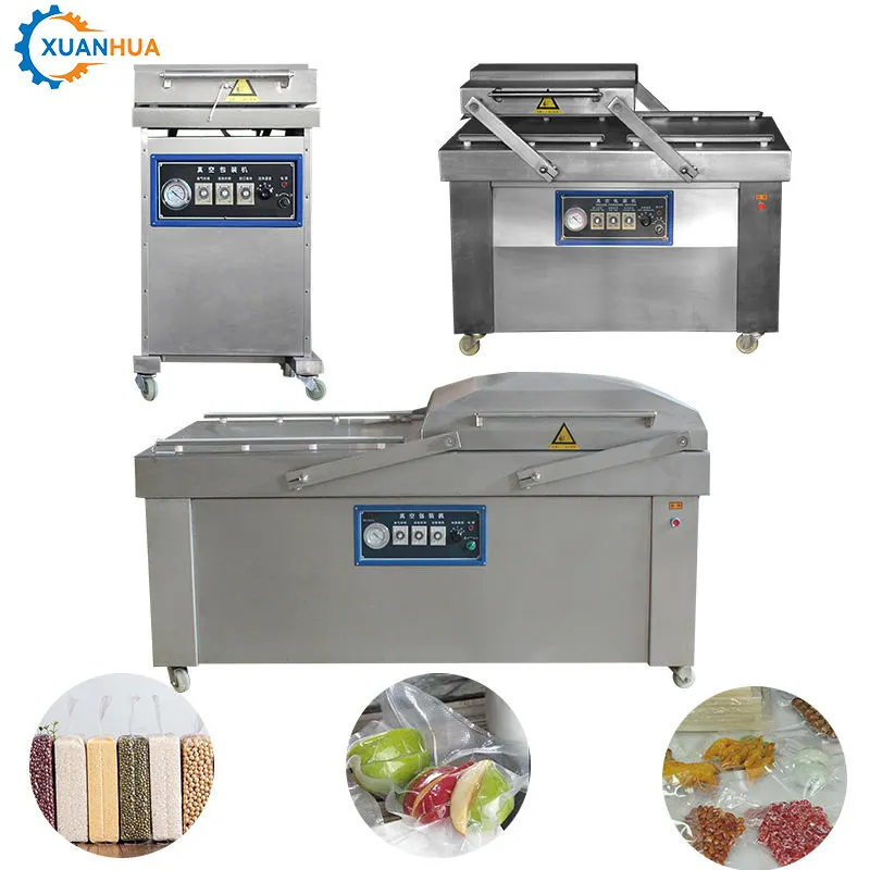 Pas cher sous vide automatique poudre prêt repas riz machine d'emballage sous vide sachet machine d'emballage sous vide