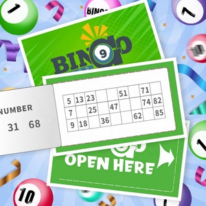 Tarjetas de Bingo Personalizadas, Impresión Personalizada en Papel Reciclado, Bajo Pedido Mínimo Disponible, Impresión Digital - Product Image 1