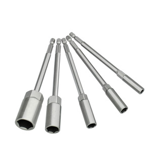 Deepened Socket 10mm 80mm Long 1/4 In Drive For Electric Pneumatic Screwdrivers Industrial Grade - Product Image 4