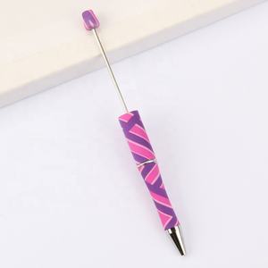 Promotie Kinderhandgemaakte Geschenkdruk Plastic Kralen Pen Diy Balpen - Product Image 5