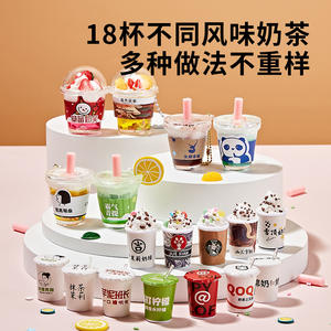 ชุดของเล่นทำเองแก้วชานมเสี่ยวหลิง ชุดงานฝีมือกระดาษ สำหรับเด็กอายุ 8-13 ปี ของเล่นจำลองทำอาหารในครัว - Product Image 3