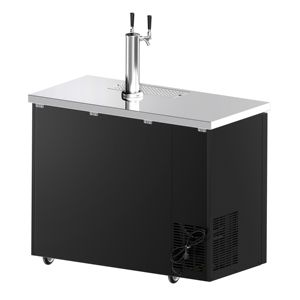 Refroidisseur de bière en acier inoxydable de qualité commerciale GGM Gastro avec robinet - 2 fûts de 50 litres - 1240 x 620 mm - Product Image 6