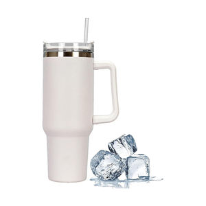 Tumbler en acier inoxydable de 40 oz expédié des États-Unis pour gravure laser personnalisée, poignée flexible, <span class=keywords><strong>mug</strong></span> de voyage pour infirmières, utilisation de l'eau H1.0 - Product Image 3