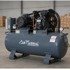 Heavy Duty Tank Mounted <b>Air</b> Compressor Electric Driven Industrial Compressor System For Factory And Workshop - Product Image 4