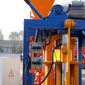 Machine manuelle à blocs de béton Shunya QM2-45 <span class=keywords><strong>pour</strong></span> la fabrication de briques <span class=keywords><strong>creuses</strong></span>, 220 V monophasé, 30 ans d'expérience - Product Image 4