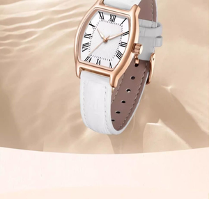 Reloj de Cuarzo para Mujer 2026, Clásico y Elegante, con Esfera Sunburst, Correa de Cuero Impermeable, Acero Inoxidable 316L - Product Image 3