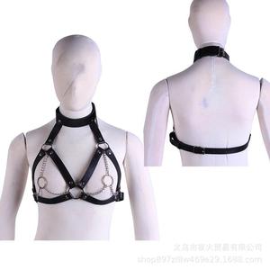 Lencería sexy de cuero con cadenas al por mayor, juguetes alternativos, ropa erótica, juguetes para actuaciones escénicas, armaduras. - Product Image 4