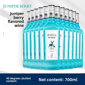 Ginebra FASTKING |   700 ml |   2x Destilado en Alambique de Charentais |   Para cócteles y bebidas refrescantes - Product Image 1