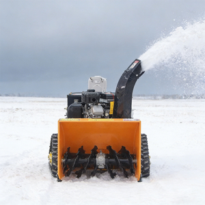Demand for Best-selling <b>Machinery</b> Powerful 15hp Tracked Gas Snow Blower, Multifunctional <b>Walk</b>-behind Thrower for Residential & - Product Image 1