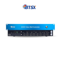 4K60 Hardware Fusion Processor 1 Input 4 Output Edge Blending Adjustable 0-1200 Pixels for Multi-Channel Projection Mapping FCC