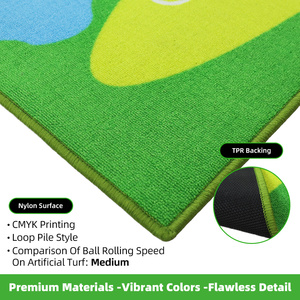 Tapis de putting de <span class=keywords><strong>golf</strong></span> personnalisé de qualité supérieure, surface à roulement naturel antidérapante, tapis d'entraînement de <span class=keywords><strong>golf</strong></span> d'intérieur pour les professionnels et l'usage domestique - Product Image 2