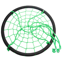 Fauteuil suspendu d'extérieur moderne en acier de 40 pouces, modèle Saucer Spider Web pour jardin et patio, vente en gros