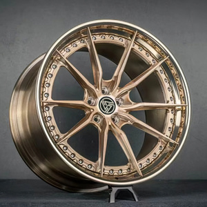 Cerchi Forgiati Personalizzati XL Super Concavi in 2 Pezzi da 17 18 19 20 21 22 23 Pollici Cerchione Forgiato per Auto da Corsa per BMW Audi Porsche - Product Image 1