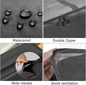 8Pcs Set New Style Fashion Travel Organizer Waterproof Individual Compression Packing Cubes <b>Storage</b> Bags for Shoes <b>Clothes</b> - Product Image 5