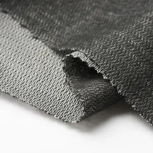 Полиэстер/Vis вязаный прокладочный материал с термоклеевым покрытием