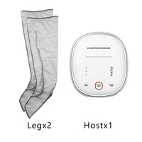 Masseur de jambes à compression d'air Ykang YK-2010 à 4 chambres, ODM/OEM, avec contrôle de la minuterie et commande filaire manuelle pour le soulagement des pieds et des mollets