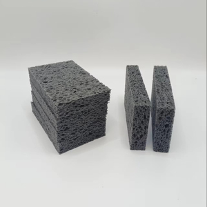 Hoge Kwaliteit Op Maat Gemaakte Houtpulp Spons Schuurbak Reinigingsbenodigdheden Fabriek Groothandel Keuken Essentials - Product Image 1