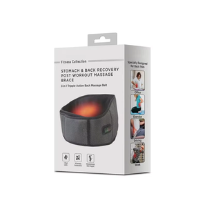 Kingworth 3 en 1, triple acción, dolor muscular, calambres, terapia de calor, soporte <span class=keywords><strong>Lumbar</strong></span> para la espalda, masajeador corporal, función calentada, cinturón de masaje - Product Image 3