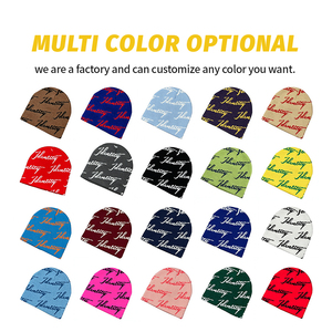 Custom High Quality Men Women Jacquard Logo Sports Beanie,Acrylic Skull Ski <strong>Bobble</strong> Cap,Slouchy Warm Winter <strong>Hat</strong> - Product Image 3