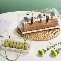 Boîte de présentation portable spécialisée pour gâteaux roulés, entièrement visible, pour l'exposition d'échantillons sur les foires professionnelles de la pâtisserie