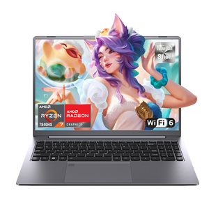 Portátil Ultra Rápido de 15.9 Pulgadas, AMD R7 <span class=keywords><strong>6800HS</strong></span>, Pantalla IPS 2.5K, WiFi 6, Windows 11 Pro, Delgado, para Estudiantes y Negocios, Descuento por Volumen - Product Image 1