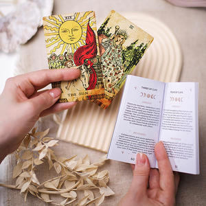 Benutzer definierte Shop Dennis Linn <span class=keywords><strong>Tarot</strong></span> karte <span class=keywords><strong>Tarot</strong></span> karten St Soleil leere <span class=keywords><strong>Tarot</strong></span> karten Orakel deck Sets mit Buch - Product Image 6