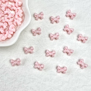 Cuentas Acrílicas de Color Sólido de 10 mm con Forma de Gatito y Lazo para Decoración de Teléfonos, Material para Pulseras y Accesorios - Product Image 6