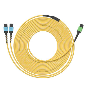 <span class=keywords><strong>สาย</strong></span>แพทช์คอร์ดใยแก้วนำแสง Gimbo 16 คอร์ MTP/MPO แบบ Single/Multimode 2*8 คอร์ ตัวนำทองแดง 10 กิกะบิต สำหรับ 5G/4G - Product Image 1