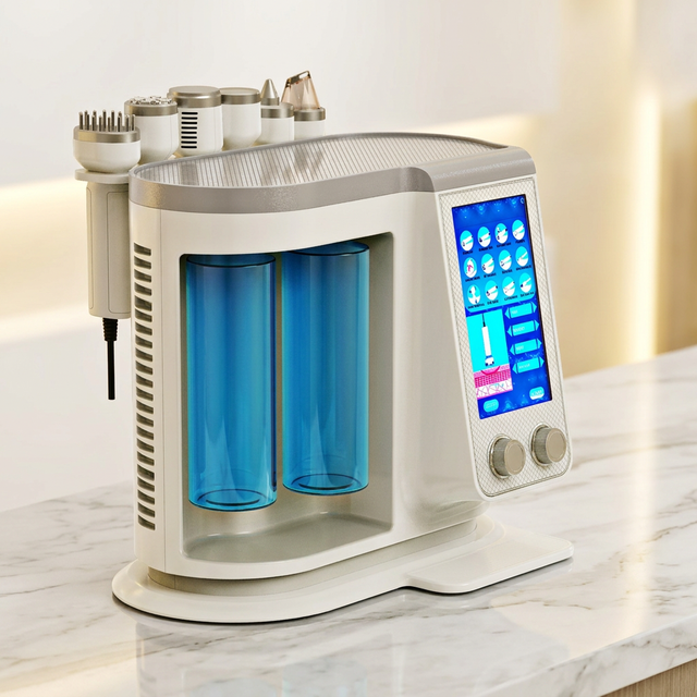 Litian LT-QP106 Oxygen Jet Hydro Dermabrasion Jet Peel Facial Machine 7-in-1 Touchscreen Acne Treatment Skin Tightening