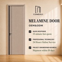 Portes intérieures en bois MDF modernes finies ODM avec isolation acoustique pour chambre à coucher - Blanc Europe