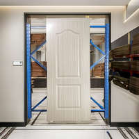 HEHAI Porte intérieure simple minimaliste en mélamine finition bois, à ouverture latérale, pour chambre d'hôtel, chambre à coucher, salon, salle de bain