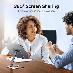 Soporte de Aluminio para Tablet UGREEN, Base Giratoria de 360°, Soporte de Escritorio Ajustable Multiángulo, Compatible con <span class=keywords><strong>iPad</strong></span> Pro/Air/<span class=keywords><strong>Mini</strong></span> - Product Image 2