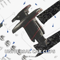 Clips de fixation universels en POM haute résistance pour garnitures de voiture, rivets et attaches pour pare-chocs et panneaux de carrosserie automobile