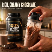 Poudre de protéines de lactosérum 100% Double Rich Chocolate 24g de protéines 5.5g de BCAA Aliment naturel de qualité alimentaire pour adultes OEM Marque privée