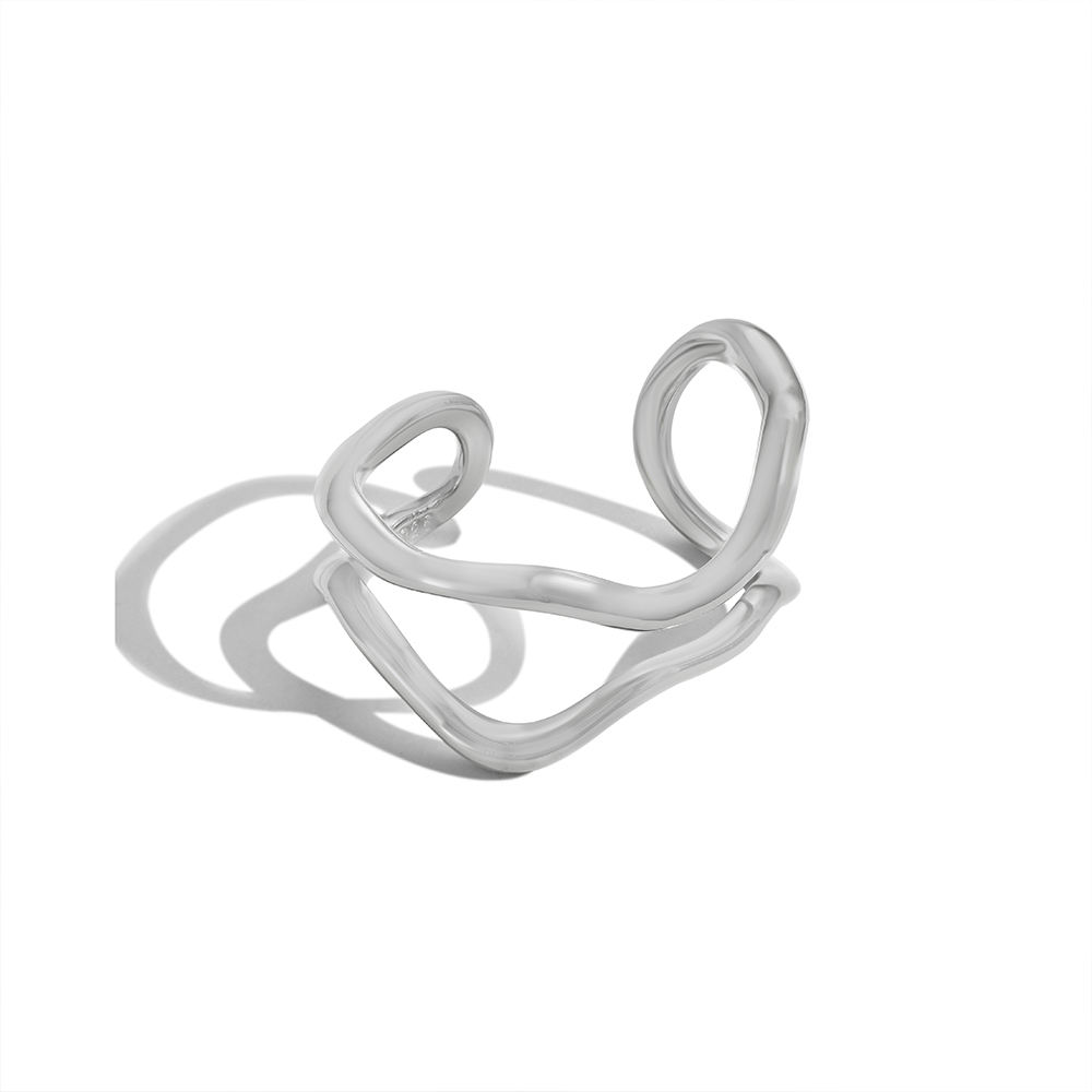 Hypoallergenic 925 Silver Rings with Gold Plating