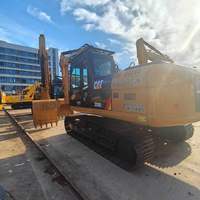 Excavatrice hydraulique sur chenilles CAT 320D2L d'occasion, 21 tonnes, godet de 1,0 m³, faible nombre d'heures de travail, strictement inspectée pour l'exportation mondiale
