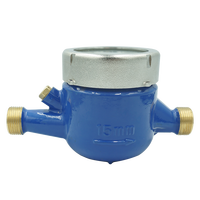 Ningshui Popular in Middle East ISO 4064 Class B Small Size Wet Dry Type Brass Cold Multi Jet Water Meter Body