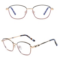 Qingqing gros assorti petit rectangle ovale beau design métal acétate montures optiques lunettes pour homme et femme