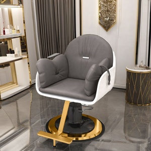 2025 Cosmétique Beauté Mode Noir Salon De Coiffure Barber Chaise Salon De Beauté Meubles Simple Barber Chaise - Product Image 3