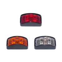 Feu de gabarit LED bicolore de 3 pouces x 1,5 pouce pour camion remorque, conforme aux normes SAE/DOT/FMVSS108
