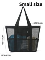 Sac fourre-tout en maille transparente personnalisé avec logo, grande capacité, pour voyage, vente en gros d'usine, idéal pour le maquillage